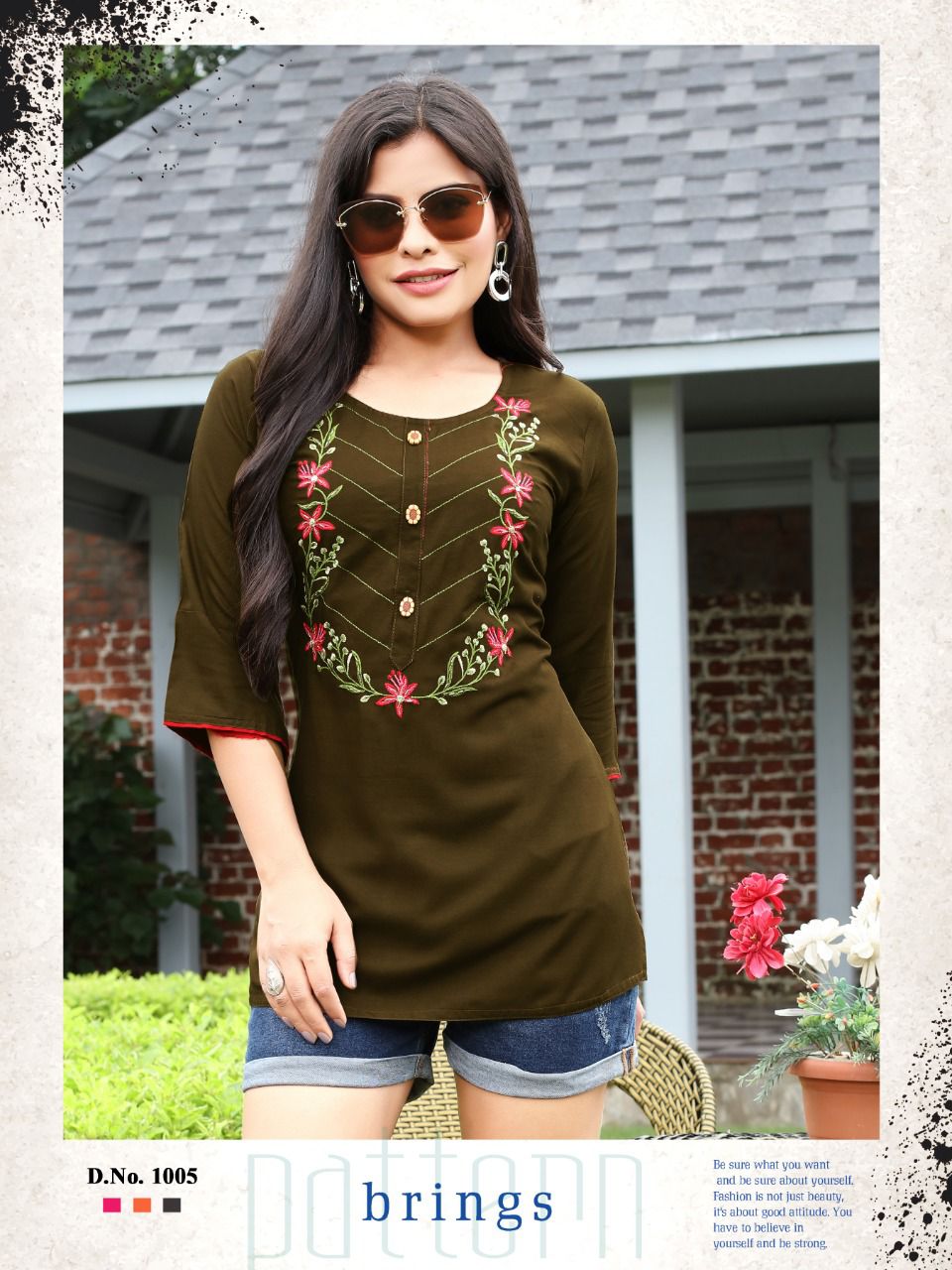 Beauty Queen Honey 2 Rayon Designer Fancy Wear Western Top Collection